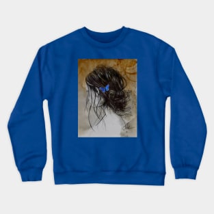 Butterfly clip Crewneck Sweatshirt